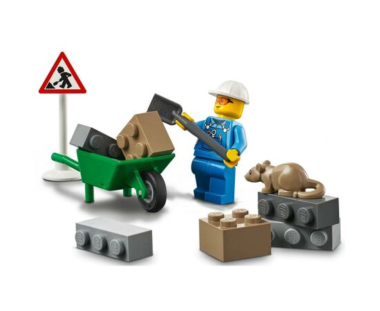 Конструктор LEGO City Great Vehicles Пикап для дорожных работ 58 деталей (60284), изображение 5 Конструктор LEGO City Great Vehicles Пикап для дорожных работ 58 деталей (60284), изображение 5
