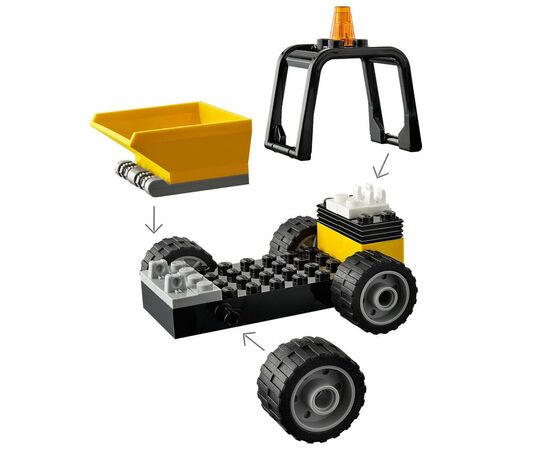 Конструктор LEGO City Great Vehicles Пикап для дорожных работ 58 деталей (60284), изображение 6 Конструктор LEGO City Great Vehicles Пикап для дорожных работ 58 деталей (60284), изображение 6