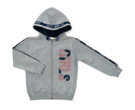 Спортивный костюм Breeze на молнии с пайетками (11945-152G-gray), изображение 2 Спортивный костюм Breeze на молнии с пайетками (11945-152G-gray), изображение 2