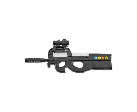 Іграшкова зброя ZIPP Toys Автомат світлозвуковою FN P90, чорний (816B), зображення 3 Іграшкова зброя ZIPP Toys Автомат світлозвуковою FN P90, чорний (816B), зображення 3