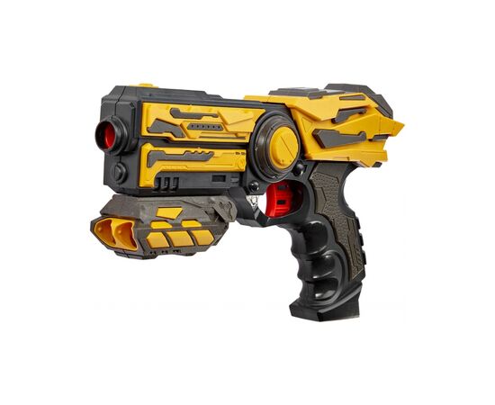 Игрушечное оружие ZIPP Toys Бластер + 10 патронов, жёлтый (FJ1052), изображение 3 Игрушечное оружие ZIPP Toys Бластер + 10 патронов, жёлтый (FJ1052), изображение 3