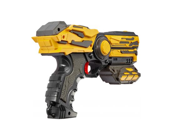 Игрушечное оружие ZIPP Toys Бластер + 10 патронов, жёлтый (FJ1052), изображение 4 Игрушечное оружие ZIPP Toys Бластер + 10 патронов, жёлтый (FJ1052), изображение 4