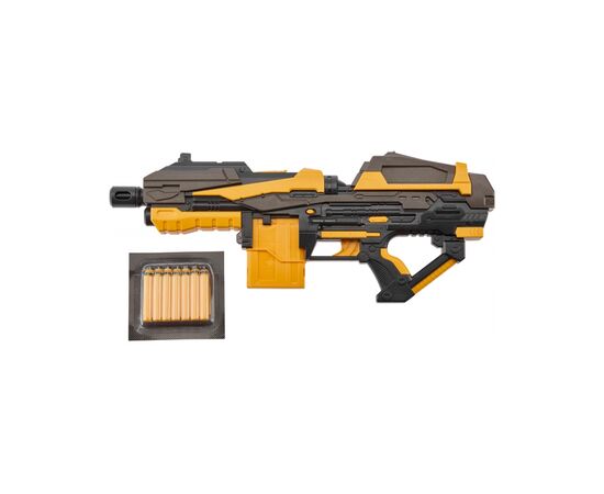 Игрушечное оружие ZIPP Toys Бластер + 10 патронов, жёлтый (FJ1055), изображение 8 Игрушечное оружие ZIPP Toys Бластер + 10 патронов, жёлтый (FJ1055), изображение 8