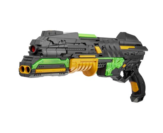 Игрушечное оружие ZIPP Toys Бластер + 14 патронов, жёлтый (FJ1054), изображение 3 Игрушечное оружие ZIPP Toys Бластер + 14 патронов, жёлтый (FJ1054), изображение 3