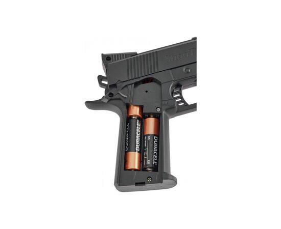 Игрушечное оружие ZIPP Toys Пистолет свето-звуковой Colt 1911 , черный (828B), изображение 4 Игрушечное оружие ZIPP Toys Пистолет свето-звуковой Colt 1911 , черный (828B), изображение 4