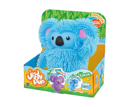 Интерактивная игрушка Jiggly Pup Зажигательная коала Голубая (JP007-BL), изображение 2 Интерактивная игрушка Jiggly Pup Зажигательная коала Голубая (JP007-BL), изображение 2
