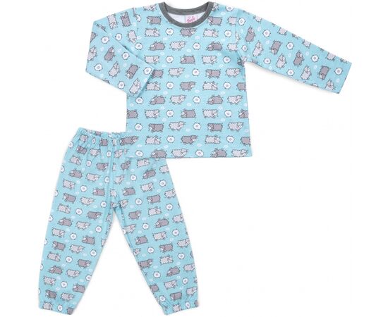 Пижама Breeze с овечками (16474-116-blue)