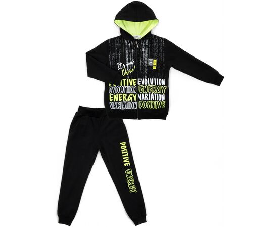 Спортивный костюм Breeze "POSITIVE ENERGY" (16466-140B-black)
