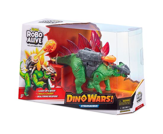 Интерактивная игрушка Pets & Robo Alive Боевой Стегозавр (7131), изображение 5 Интерактивная игрушка Pets & Robo Alive Боевой Стегозавр (7131), изображение 5