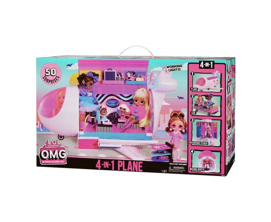 Игровой набор L.O.L. Surprise! серии O.M.G. Travel Самолет (576051)