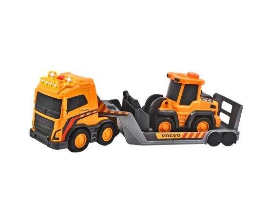 Ігровий набір Dickie Toys Вантажівка Вольво з причепом і навантажувачем 32 см (3725008)