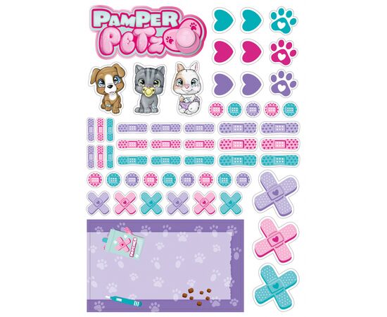 Игровой набор Simba Pamper Petz для любимца с ветеринарным набором и наклейками (5953526), изображение 3 Игровой набор Simba Pamper Petz для любимца с ветеринарным набором и наклейками (5953526), изображение 3