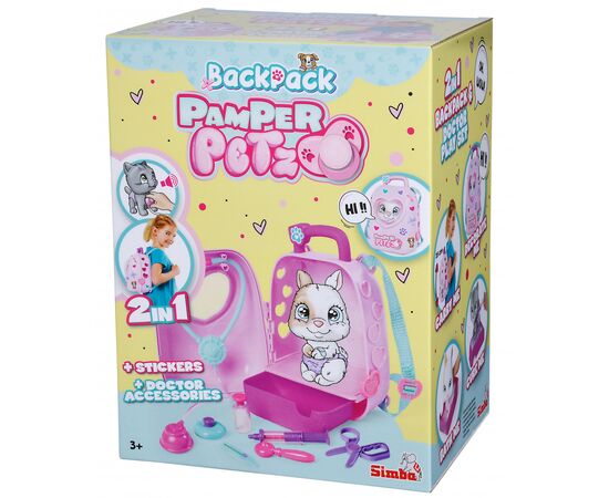 Игровой набор Simba Pamper Petz для любимца с ветеринарным набором и наклейками (5953526), изображение 4 Игровой набор Simba Pamper Petz для любимца с ветеринарным набором и наклейками (5953526), изображение 4