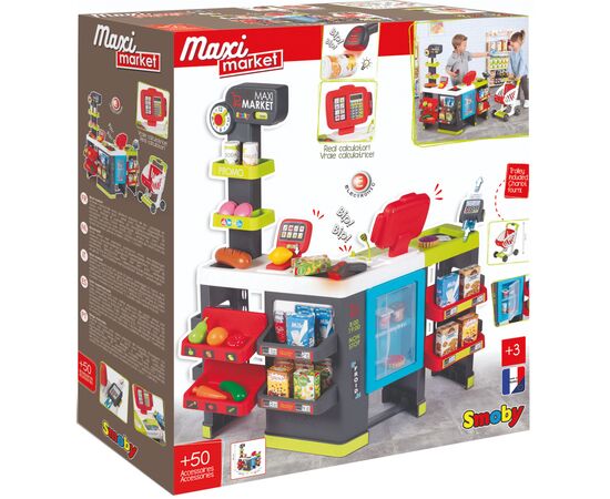 Игровой набор Smoby Интерактивный супермаркет Макси со звуковыми и световыми эфф (350229), изображение 9