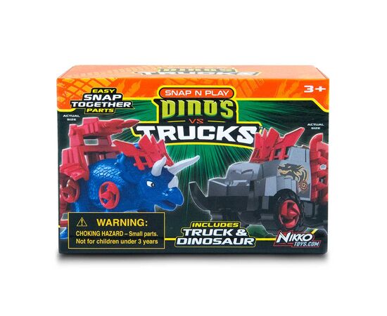 Ігровий набір Road Rippers машинка і синій трицератопс (20073), зображення 2