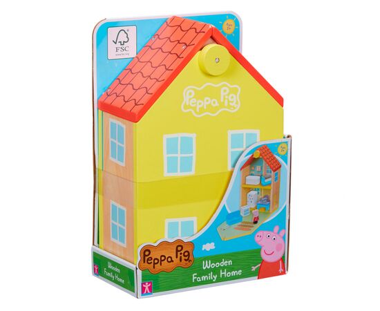 Игровой набор Peppa деревянный Дом Пеппы (07213), изображение 5 Игровой набор Peppa деревянный Дом Пеппы (07213), изображение 5