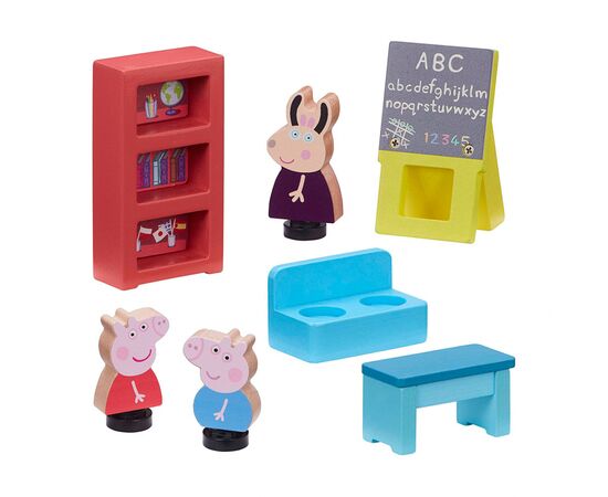 Игровой набор Peppa деревянный Школа Пеппи (07212), изображение 4 Игровой набор Peppa деревянный Школа Пеппи (07212), изображение 4