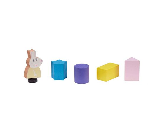 Игровой набор Peppa деревянный сортер - Школьный автобус Пеппи (07222), изображение 3 Игровой набор Peppa деревянный сортер - Школьный автобус Пеппи (07222), изображение 3
