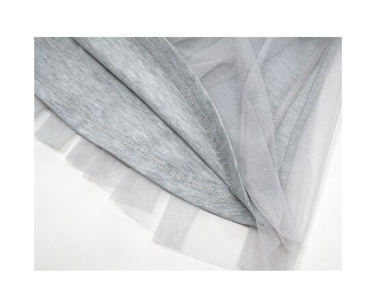 Платье POP FASHION с фатиновой юбкой с котиком (6736-104G-gray), изображение 4