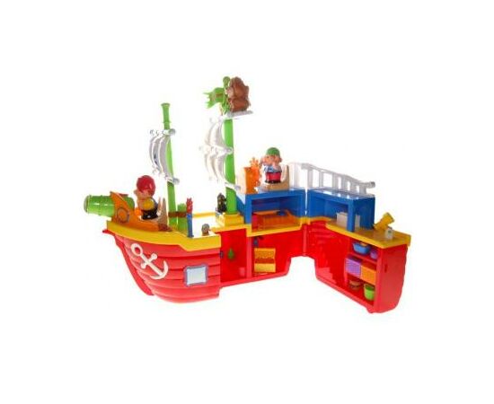 Развивающая игрушка Kiddieland Пиратский корабль (38075), изображение 2 Развивающая игрушка Kiddieland Пиратский корабль (38075), изображение 2