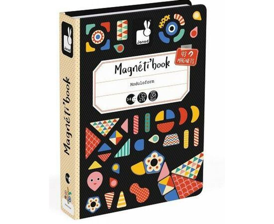 Розвиваюча іграшка Janod Магнитная книга Формы (J02720)