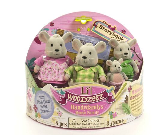Фигурка Li'l Woodzeez Семья Мышей (6003M), изображение 2 Фигурка Li'l Woodzeez Семья Мышей (6003M), изображение 2