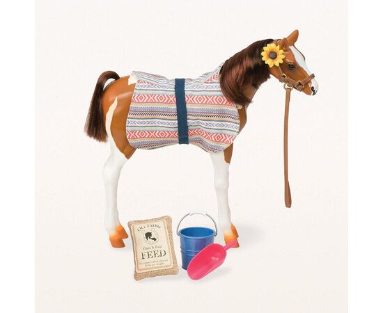 Фигурка Our Generation Жеребенок породы Пинто Пасo 26 см (BD38019Z), изображение 3 Фигурка Our Generation Жеребенок породы Пинто Пасo 26 см (BD38019Z), изображение 3