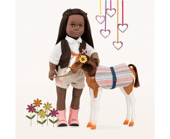 Фигурка Our Generation Жеребенок породы Пинто Пасo 26 см (BD38019Z), изображение 4 Фигурка Our Generation Жеребенок породы Пинто Пасo 26 см (BD38019Z), изображение 4