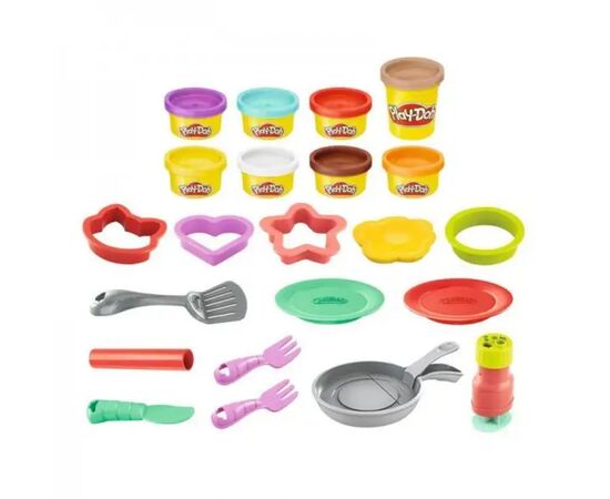 Набор для творчества Hasbro Play-Doh Летающие блинчики (F1279), изображение 2 Набор для творчества Hasbro Play-Doh Летающие блинчики (F1279), изображение 2