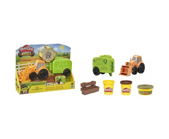 Набор для творчества Hasbro Play-Doh Трактор (F1012), изображение 2 Набор для творчества Hasbro Play-Doh Трактор (F1012), изображение 2