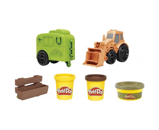 Набор для творчества Hasbro Play-Doh Трактор (F1012), изображение 3 Набор для творчества Hasbro Play-Doh Трактор (F1012), изображение 3