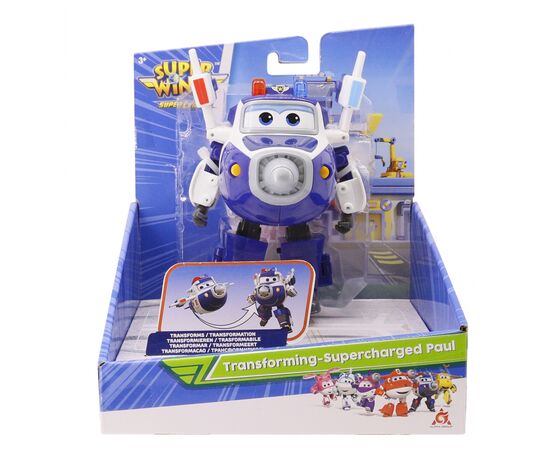 Трансформер Super Wings Transforming-Supercharge Paul, Пол (EU740303), изображение 5 Трансформер Super Wings Transforming-Supercharge Paul, Пол (EU740303), изображение 5