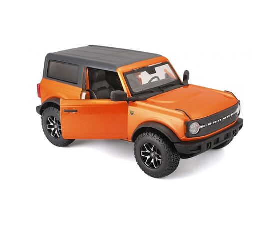 Машина Maisto Ford Bronco (2 Doors Version) помаранчевий 124 (31530 met. orange), зображення 5 Машина Maisto Ford Bronco (2 Doors Version) помаранчевий 124 (31530 met. orange), зображення 5