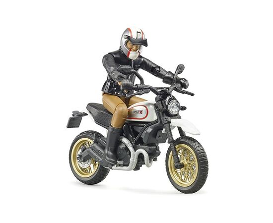 Спецтехника Bruder фигурка человека с мотоциклом (63051), изображение 3