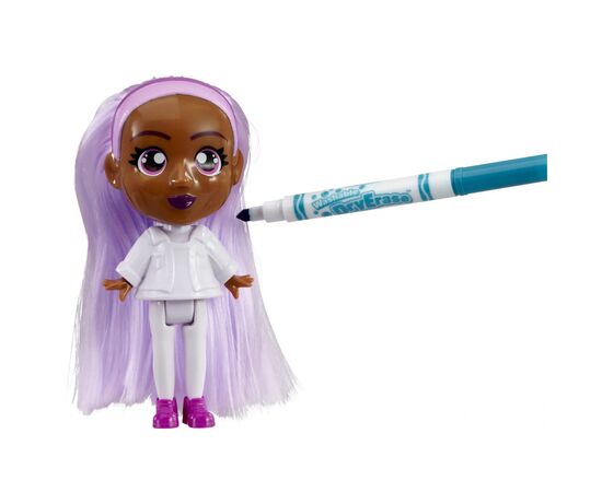 Набор для творчества Crayola Colour n Style Стильные девушки Виолетта (918939.005), изображение 5 Набор для творчества Crayola Colour n Style Стильные девушки Виолетта (918939.005), изображение 5