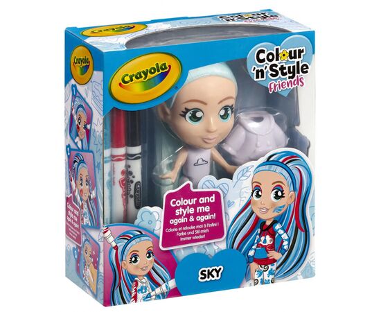 Набор для творчества Crayola Colour n Style Стильные девушки Скай (918938.005), изображение 6 Набор для творчества Crayola Colour n Style Стильные девушки Скай (918938.005), изображение 6