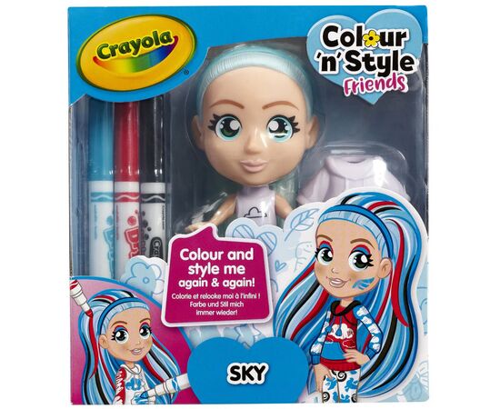 Набор для творчества Crayola Colour n Style Стильные девушки Скай (918938.005)