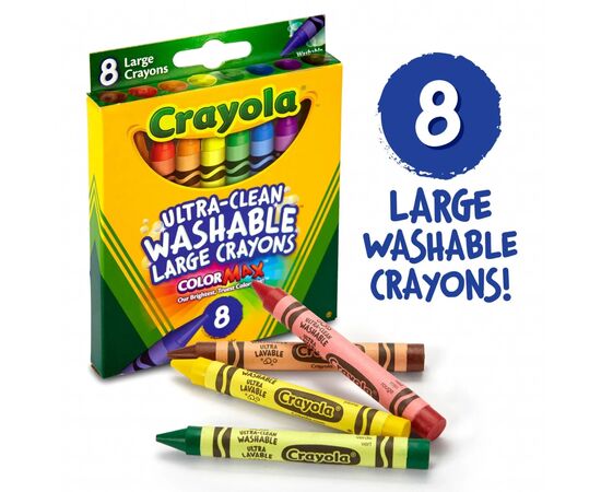 Набор для творчества Crayola ultra-clean washable 8 шт (256317.012), изображение 2 Набор для творчества Crayola ultra-clean washable 8 шт (256317.012), изображение 2
