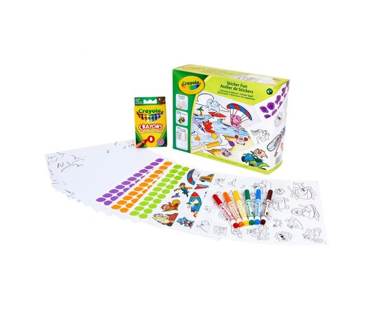 Набор для творчества Crayola с наклейками (256278.006), изображение 3 Набор для творчества Crayola с наклейками (256278.006), изображение 3
