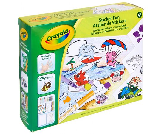 Набор для творчества Crayola с наклейками (256278.006), изображение 4 Набор для творчества Crayola с наклейками (256278.006), изображение 4