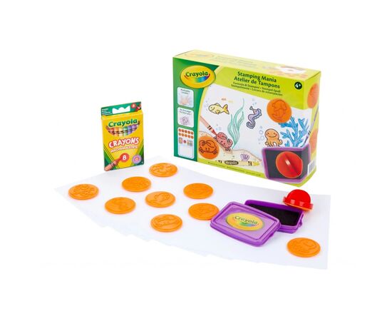 Набор для творчества Crayola Штампомания (256275.006), изображение 3 Набор для творчества Crayola Штампомания (256275.006), изображение 3