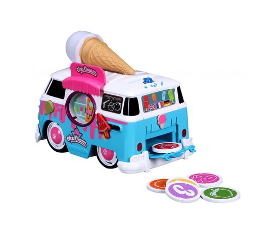 Машина Bb Junior Magic Ice Cream Bus VW Samba Bus (16-88610), зображення 2 Машина Bb Junior Magic Ice Cream Bus VW Samba Bus (16-88610), зображення 2