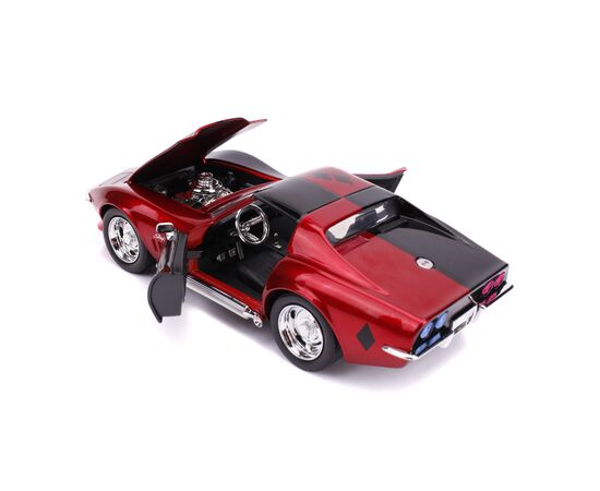 Машина Jada Шевроле Корвет Стінгрей металева з фігуркою Харлі Квін 1:24 (253255019), зображення 4 Машина Jada Шевроле Корвет Стінгрей металева з фігуркою Харлі Квін 1:24 (253255019), зображення 4