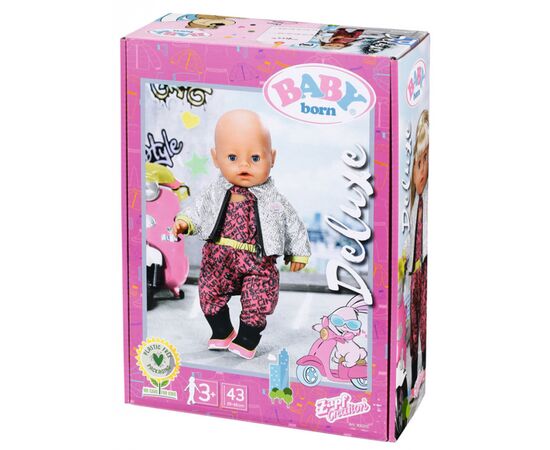 Аксессуар к кукле Zapf Набор одежды для куклы BABY born серии City Deluxe - Прогулк (830215), изображение 2 Аксессуар к кукле Zapf Набор одежды для куклы BABY born серии City Deluxe - Прогулк (830215), изображение 2