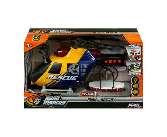 Машина Road Rippers Rush and rescue Гелікоптер моторизована (20154), зображення 4 Машина Road Rippers Rush and rescue Гелікоптер моторизована (20154), зображення 4