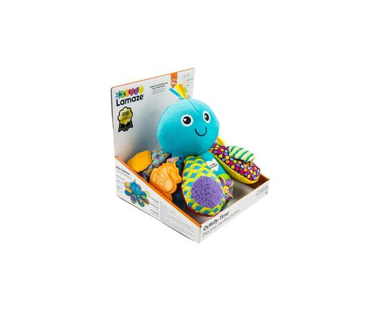 Развивающая игрушка Lamaze Осьминог с прорезывателем (L27206), изображение 2 Развивающая игрушка Lamaze Осьминог с прорезывателем (L27206), изображение 2