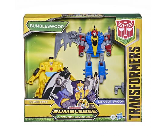 Трансформер Hasbro Transformers Кібервсесвіт Бамблбі (F2724_F2733), зображення 4 Трансформер Hasbro Transformers Кібервсесвіт Бамблбі (F2724_F2733), зображення 4