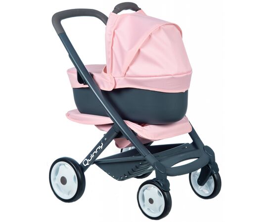 Коляска для кукол Smoby Maxi-Cosi & Quinny 3 в 1 Софт со съемной люлькой (253117), изображение 4 Коляска для кукол Smoby Maxi-Cosi & Quinny 3 в 1 Софт со съемной люлькой (253117), изображение 4