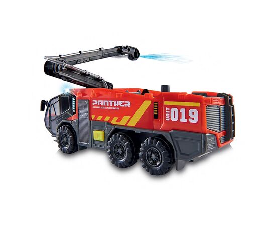 Спецтехніка Dickie Toys Пожежна машина аеропорту Пантера зі звуковими та світловими (3714012), зображення 3 Спецтехніка Dickie Toys Пожежна машина аеропорту Пантера зі звуковими та світловими (3714012), зображення 3