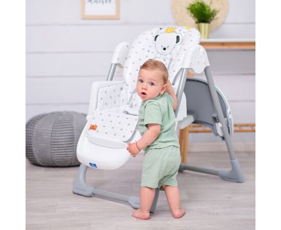 Стульчик для кормления Bertoni/Lorelli DALIA grey bear, изображение 4 Стульчик для кормления Bertoni/Lorelli DALIA grey bear, изображение 4